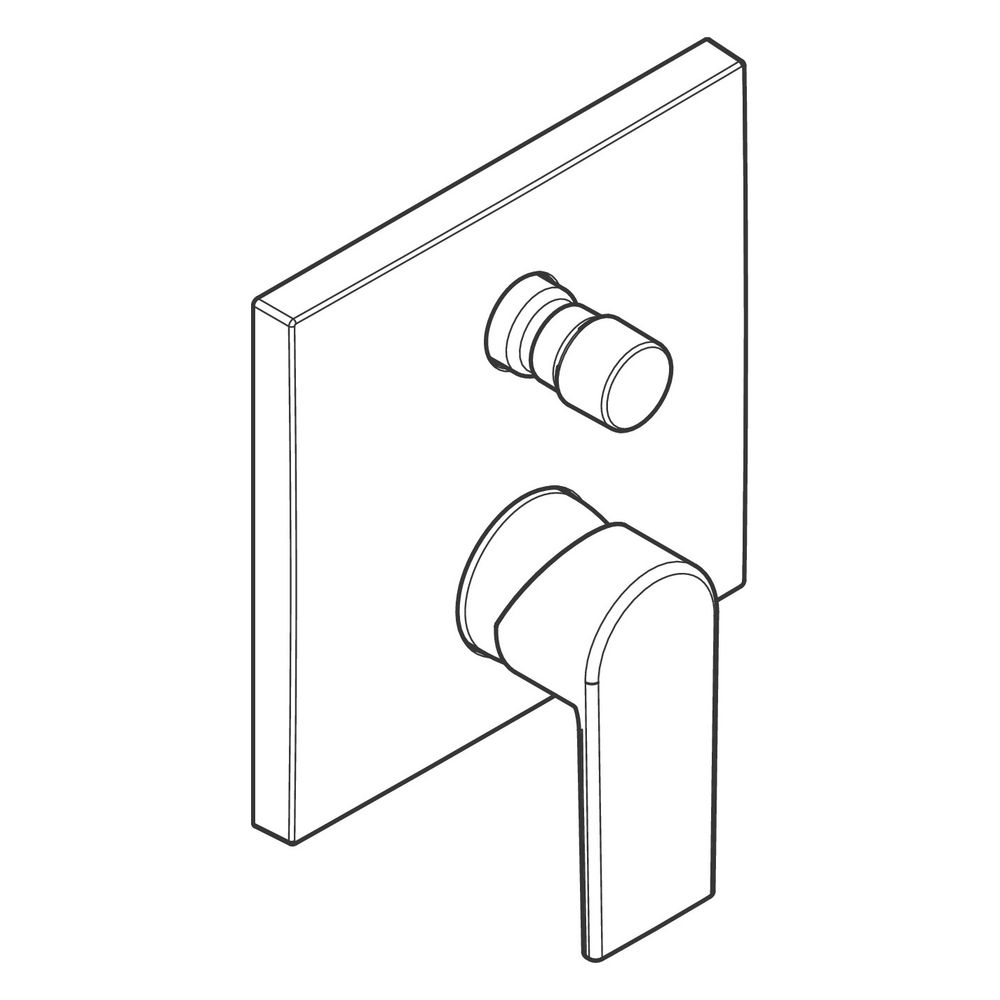 hansgrohe Vernis Shape Einhebel-Wannenmischer Unterputz 29l/min Chrom für iBox univ... HANSGROHE-71468000 4059625363676 (Abb. 4)