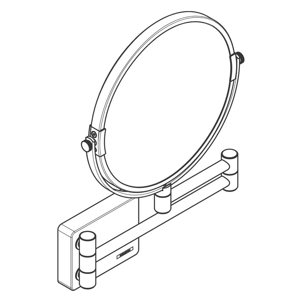 Hansgrohe AddStoris Rasierspiegel, Mattschwarz... HANSGROHE-41791670 4059625321997 (Abb. 4)