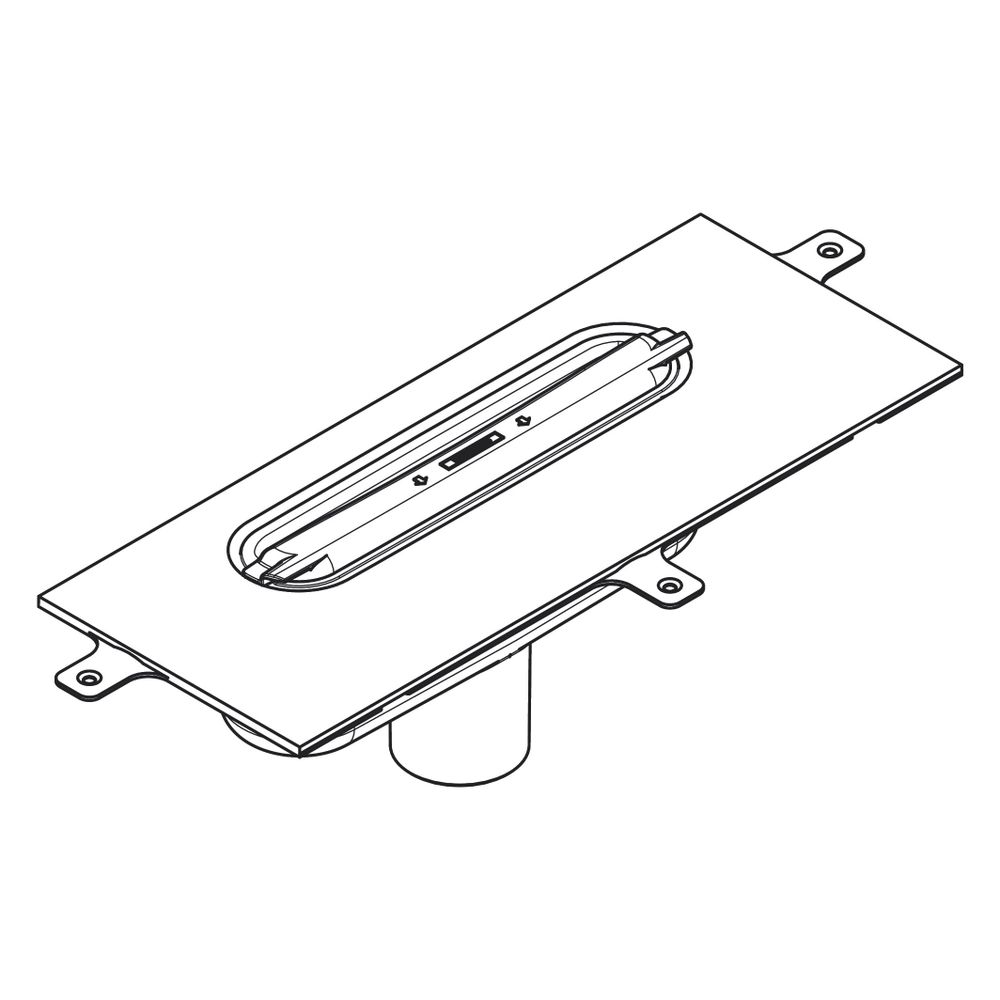 hansgrohe uBox universal Grundkörper für Duschrinnen Ablaufgehäuse für vertikale In... HANSGROHE-01002180 4059625350836 (Abb. 4)