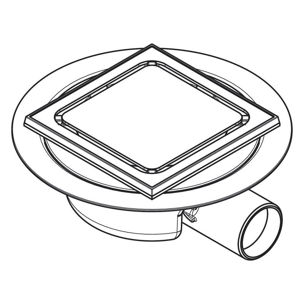hansgrohe RainDrain Spot Komplettset Punktablauf 150x150mm, Edelstahl gebürstet... HANSGROHE-56055800 4059625349465 (Abb. 4)
