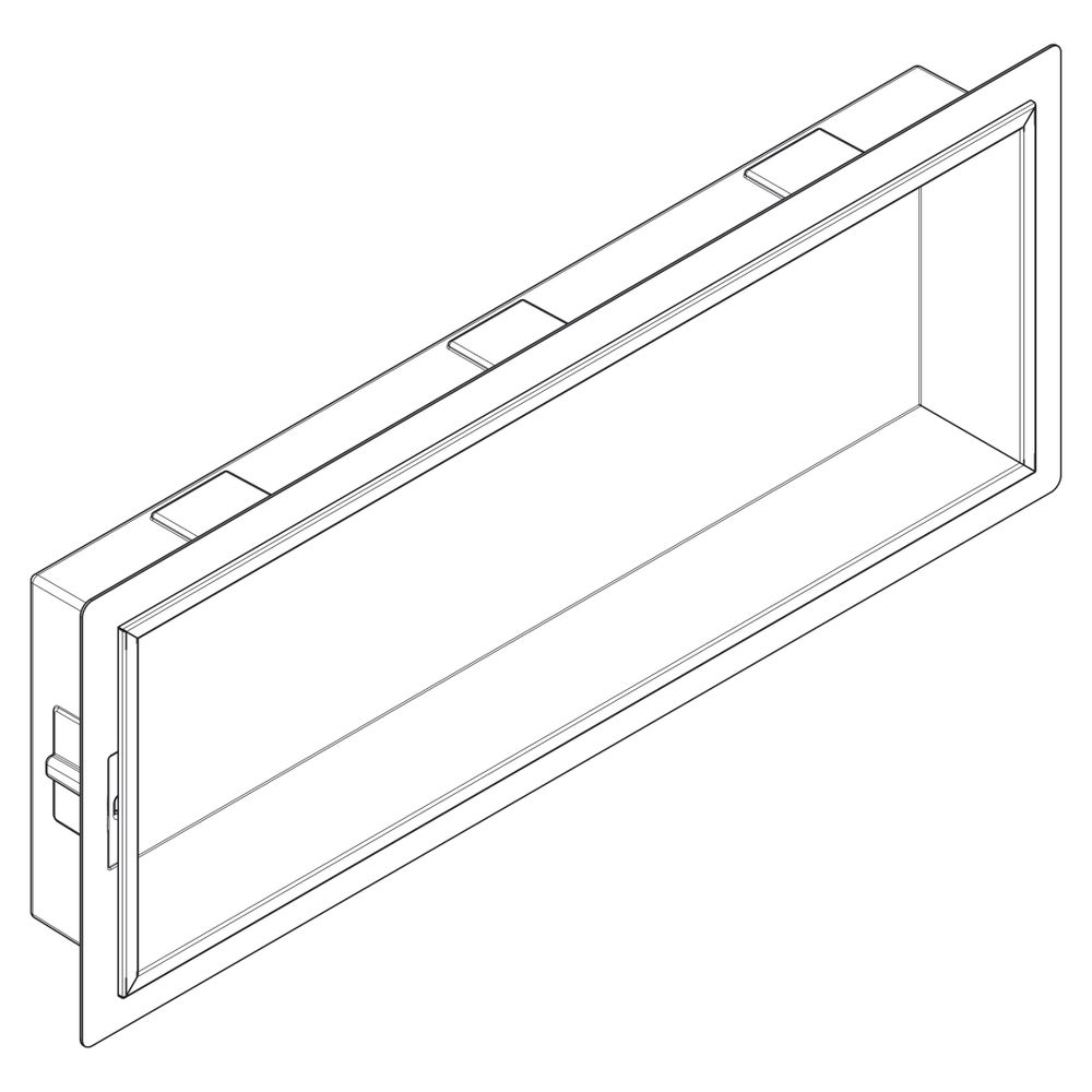 Hansgrohe XtraStoris Original Wandnische mit Rahmen 300x900x100mm, Betongrau... HANSGROHE-56067380 4059625443156 (Abb. 5)