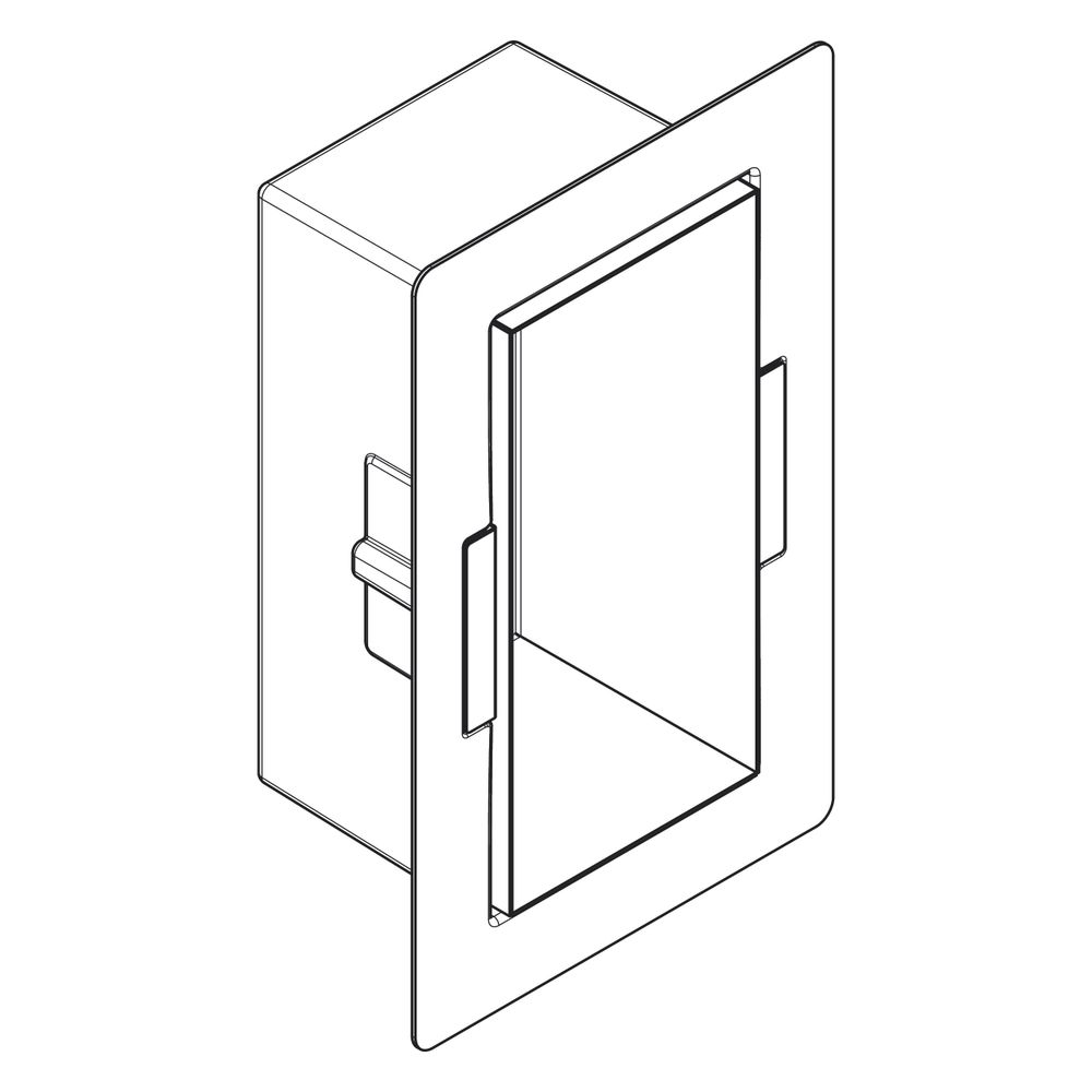 hansgrohe XtraStoris Minimalistic Wandnische rahmenlos 300x150x140mm, Mattweiß... HANSGROHE-56076700 4059625351406 (Abb. 5)