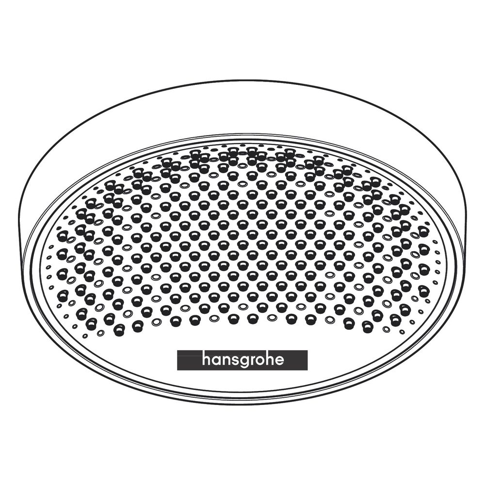 Hansgrohe Rainfinity Kopfbrause 250mm, 16l/min, 1jet, Mattschwarz... HANSGROHE-26228670 4059625264744 (Abb. 3)
