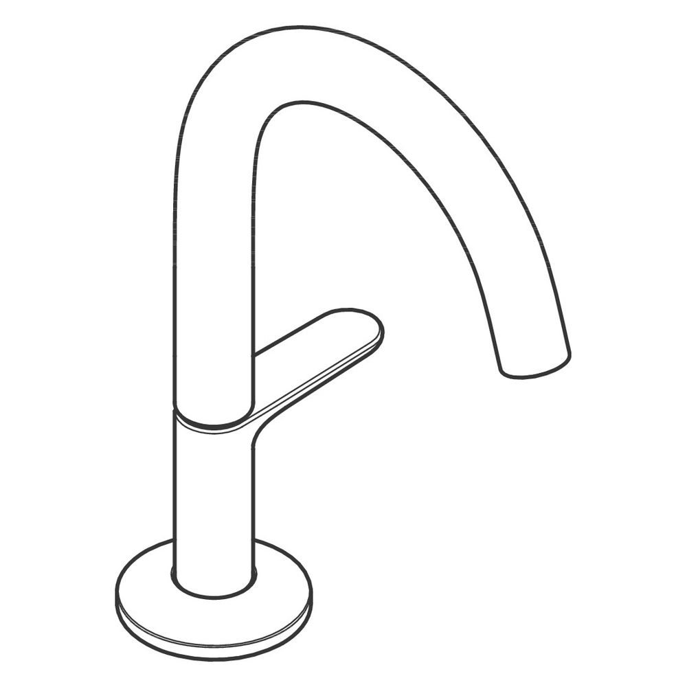 Hansgrohe AXOR One Waschtischmischer Select 140mm, 5l/min, Push-Open Ablaufgarnitur... HANSGROHE-48010820 4059625370537 (Abb. 3)