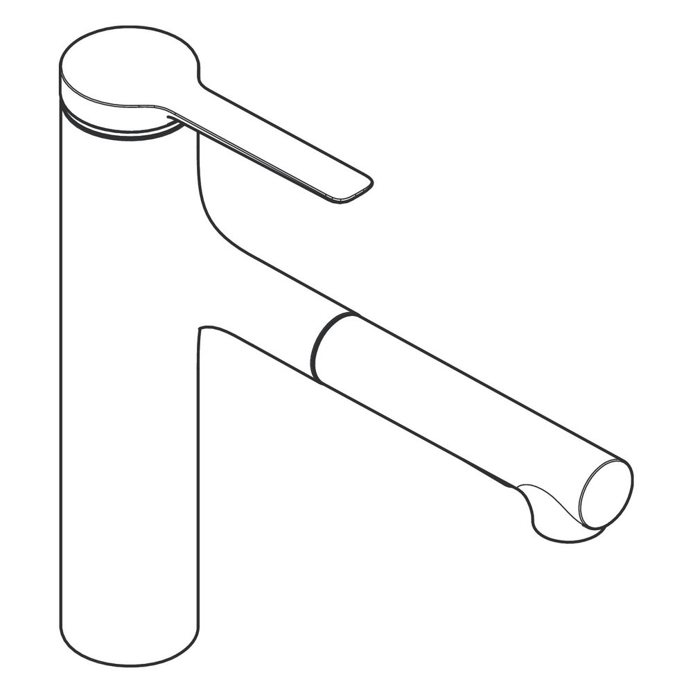 Hansgrohe Zesis M33 Einhebel-Küchenmischer 160mm, 8,2l/min, Ausziehbrause, 2jet, Ch... HANSGROHE-74801000 4059625339770 (Abb. 5)