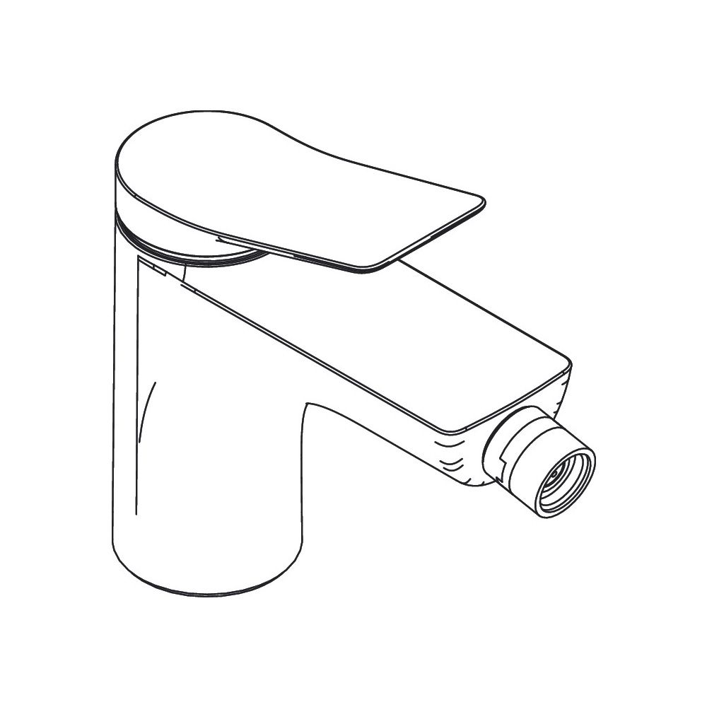 hansgrohe Vivenis Einhebel-Bidetmischer 7,5l/min mit Zugstangen-Garnitur, Mattweiß... HANSGROHE-75200700 4059625335321 (Abb. 5)