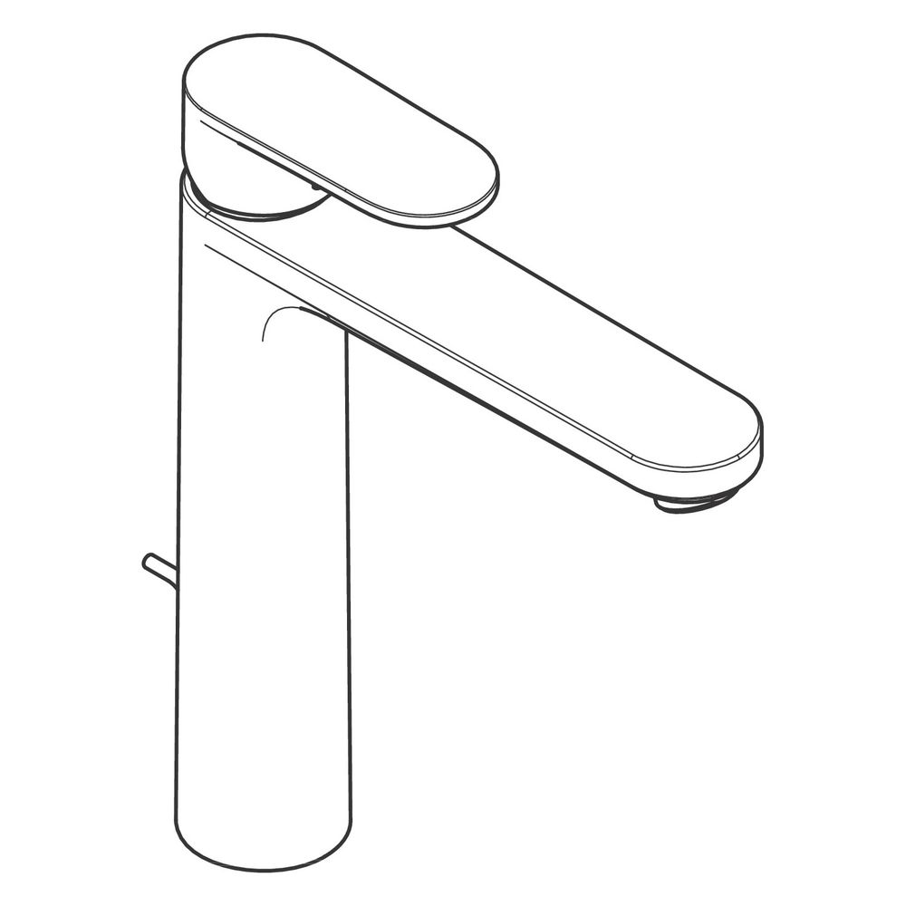 Hansgrohe Vernis Blend Einhebel-Waschtischmischer 190mm, mit Metall Zugstangen-Abla... HANSGROHE-71548000 4059625836101 (Abb. 3)