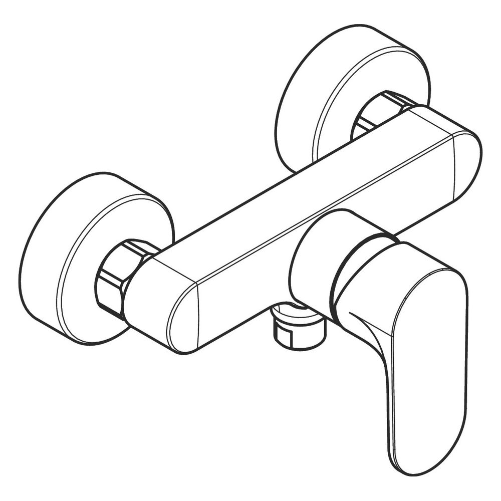 hansgrohe Rebris S Einhebel-Brausemischer Aufputz 14,9l/min, Chrom... HANSGROHE-72640000 4059625401859 (Abb. 6)