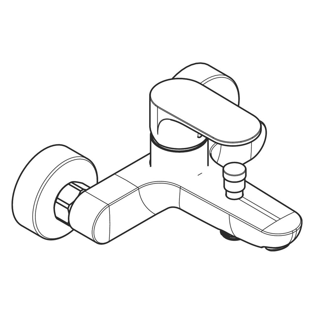 hansgrohe Rebris S Einhebel-Wannenmischer Aufputz 20,4l/min, Chrom... HANSGROHE-72440000 4059625402122 (Abb. 6)