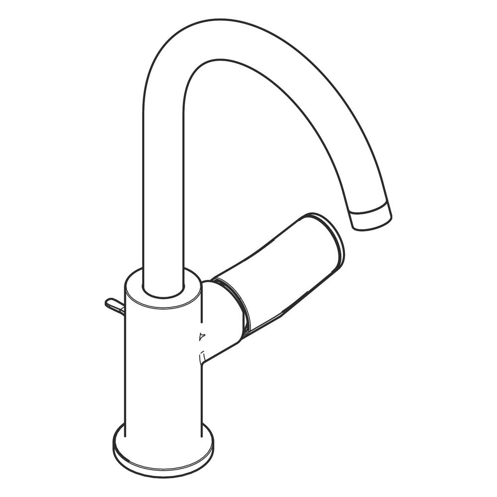 hansgrohe Rebris S Einhebel-Waschtischmischer 210mm 5l/min Chrom mit Schwenkauslauf... HANSGROHE-72536000 4059625401699 (Abb. 5)