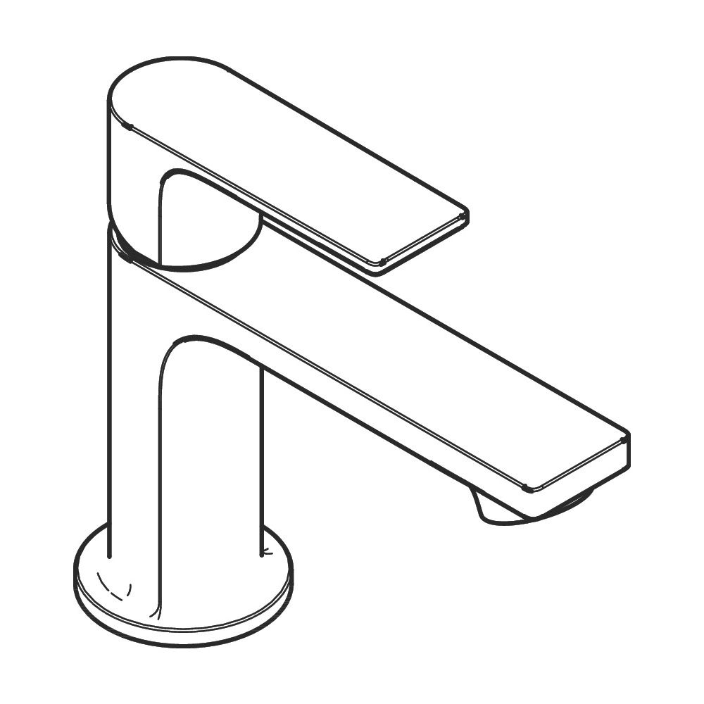 Hansgrohe Rebris E Einhebel-Waschtischmischer 80mm, mit Zugstangen-Ablaufgarnitur, ... HANSGROHE-72153000 4059625807187 (Abb. 3)