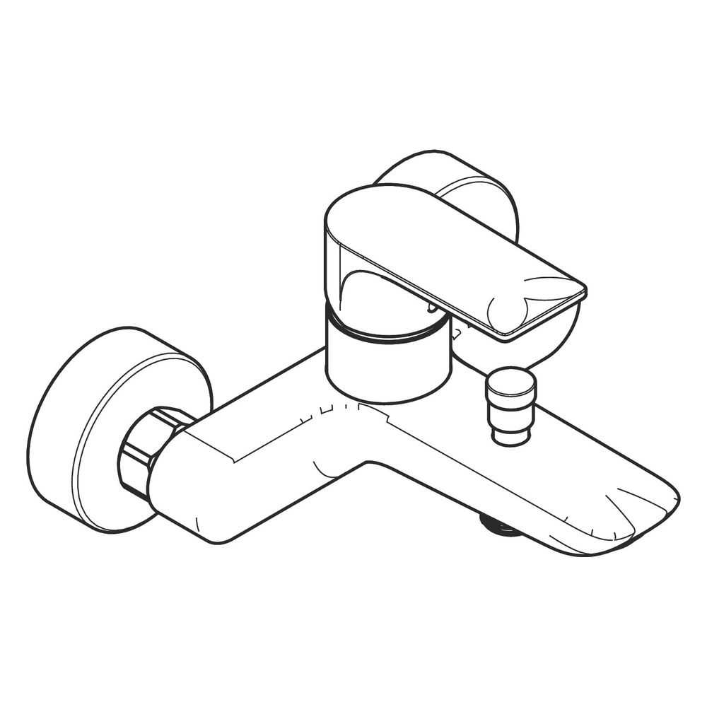 hansgrohe Rebris E Einhebel-Wannenmischer Aufputz 20,4l/min, Chrom... HANSGROHE-72450000 4059625402078 (Abb. 5)