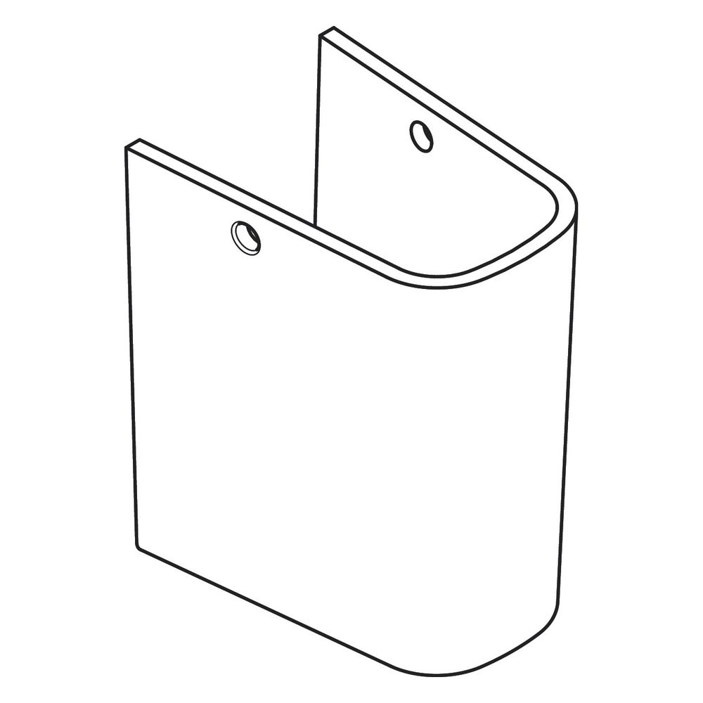 hansgrohe Xanuia Q Halbsäule für Handwaschbecken, Weiß... HANSGROHE-60174450 4059625478615 (Abb. 3)