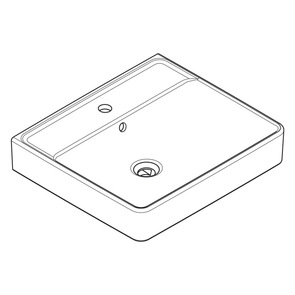 hansgrohe Xanuia Q Aufsatzwaschtisch geschliffen 550x480mm mit Hahnloch und Überlau... HANSGROHE-60238450 4059625535356 (Abb. 3)