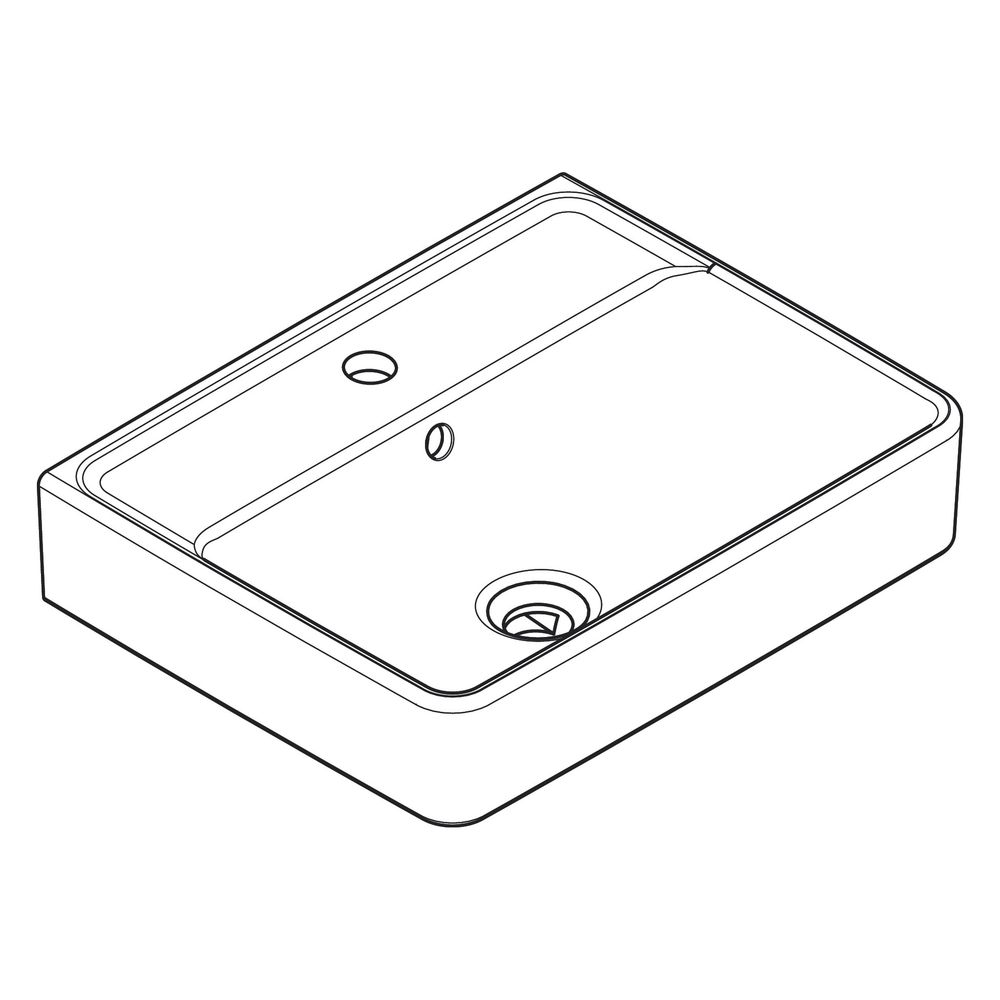 Hansgrohe Xanuia Q Handwaschbecken 500x390mm, Hahnloch, Überlauf, Weiß... HANSGROHE-60131450 4059625478912 (Abb. 5)
