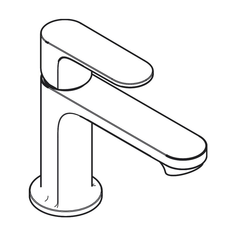 hansgrohe Rebris S Standventil 80mm mit Hebelgriff Chrom für Kaltwasser oder vorgem... HANSGROHE-72503000 4059625402399 (Abb. 4)