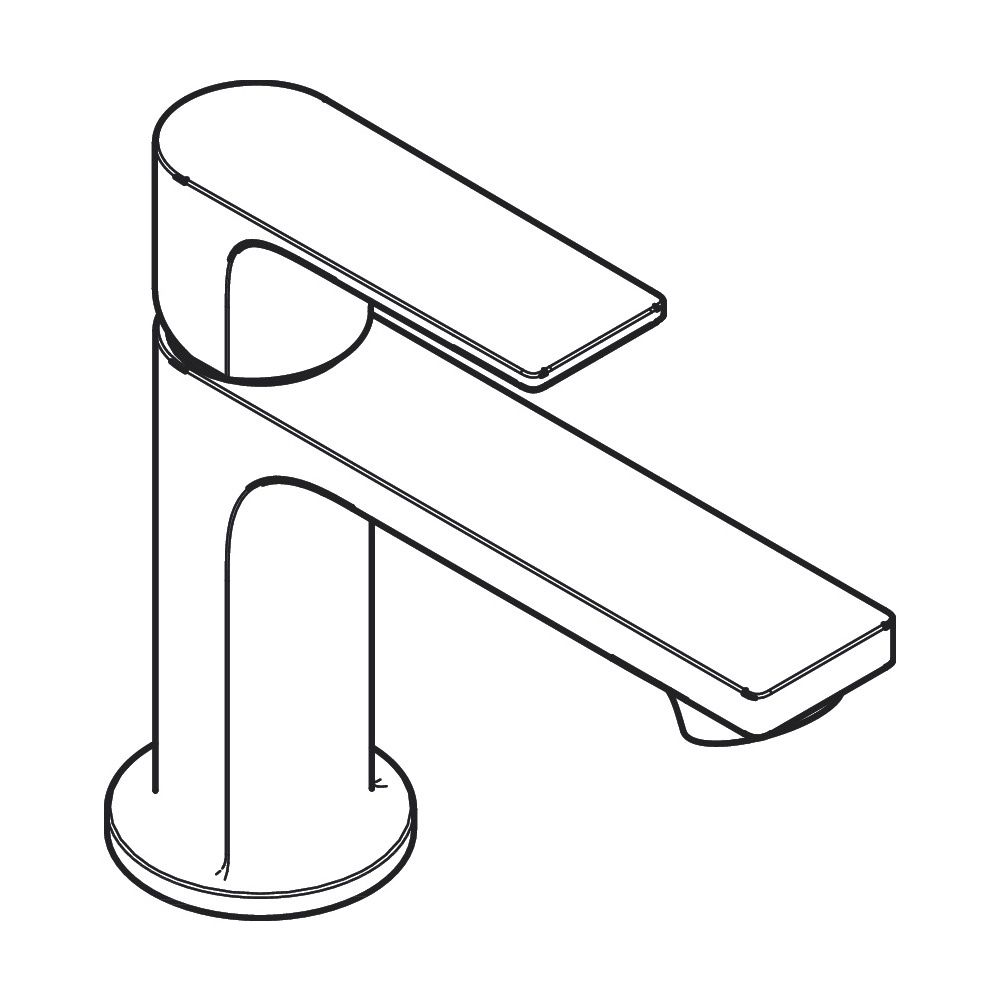 hansgrohe Rebris E Standventil 80mm, mit Hebelgriff Chrom für Kaltwasser oder vorge... HANSGROHE-72506000 4059625412732 (Abb. 4)