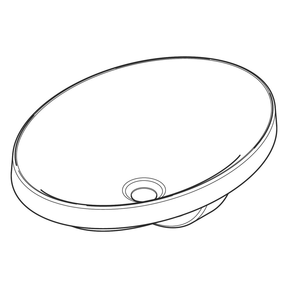 hansgrohe Xuniva D Einbauwaschtisch 550x400mm ohne Hahnloch mit Überlauf, Weiß... HANSGROHE-60156450 4059625475324 (Abb. 3)