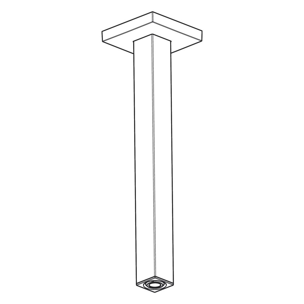 Hansgrohe Deckenanschluss E, 300mm, Unterputzmontage, Polished Gold Optic... HANSGROHE-24339990 4059625628454 (Abb. 3)