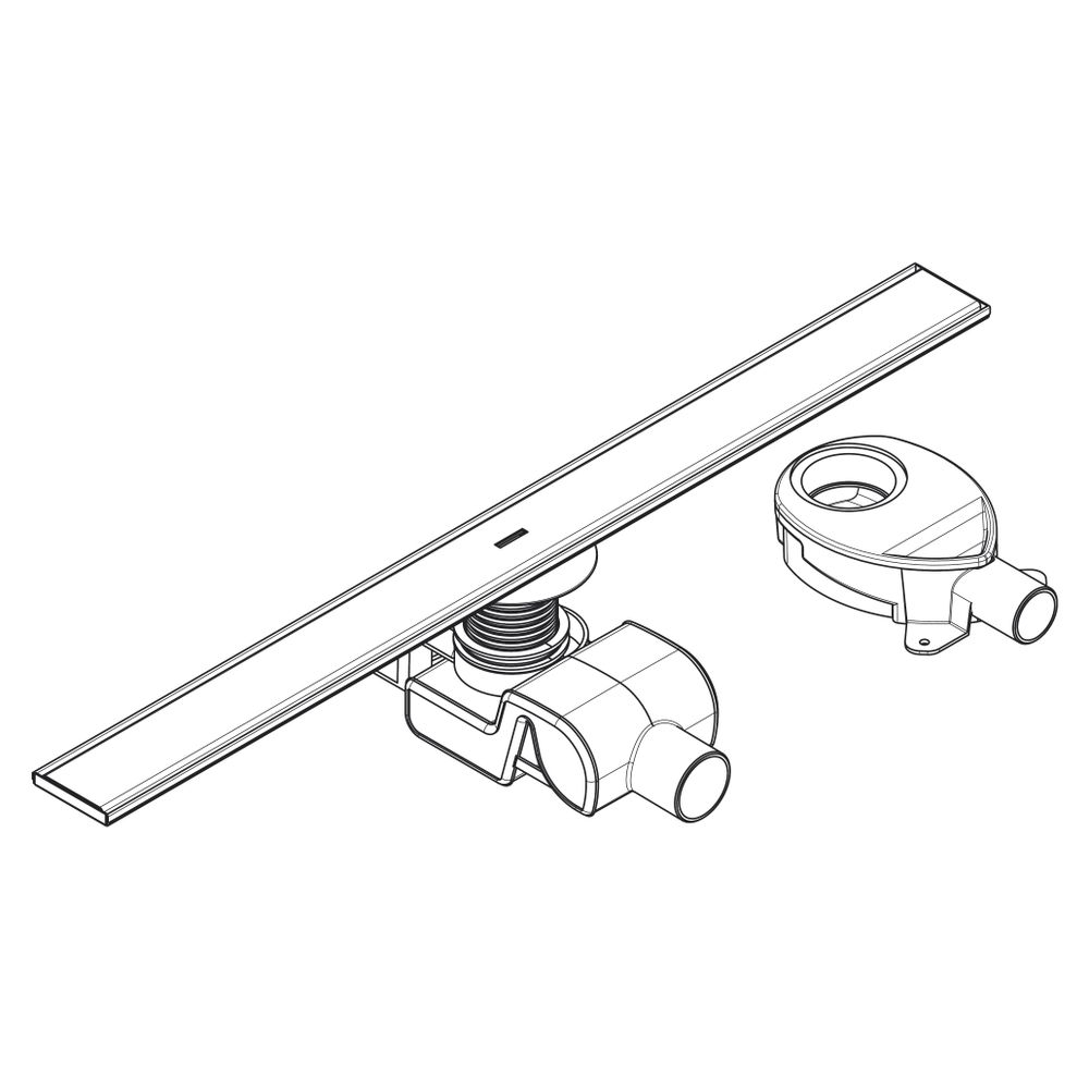 hansgrohe RainDrain Allround Komplettset Duschrinne 800mm für Standard-/flache Inst... HANSGROHE-56187800 4059625429785 (Abb. 7)
