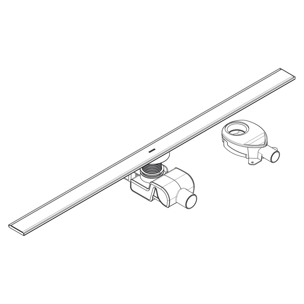 hansgrohe RainDrain Allround Komplettset Duschrinne 1200mm für Standard-/flache Ins... HANSGROHE-56190800 4059625429754 (Abb. 7)