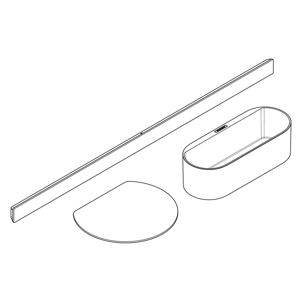 Hansgrohe WallStoris Badewannenset, Mattschwarz... HANSGROHE-27966670 4059625368398 (Abb. 3)