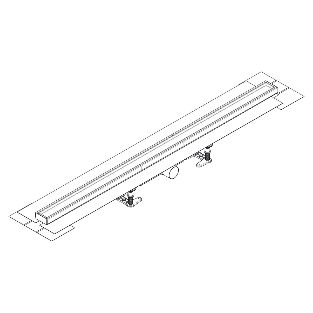 hansgrohe RainDrain Compact Komplettset Duschrinne 1200mm, Edelstahl, befliesbar fü... HANSGROHE-56185000 4059625429808 (Abb. 4)