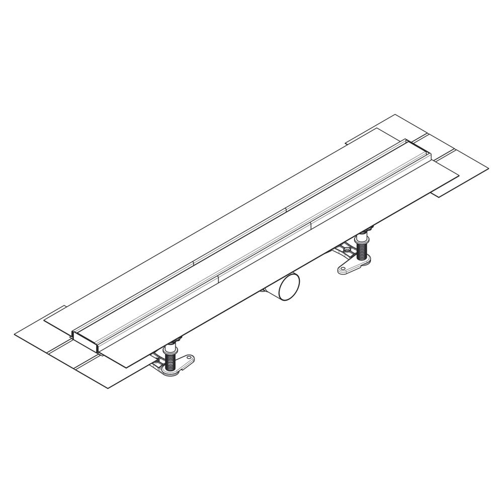 Hansgrohe RainDrain Compact Komplettset Duschrinne 800mm, für Standardinstallation,... HANSGROHE-56178800 4059625429877 (Abb. 4)