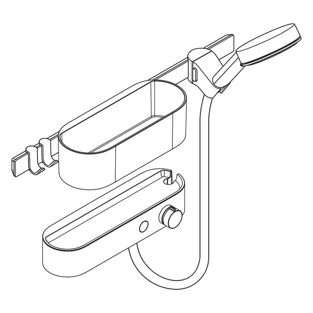 hansgrohe WallStoris Bundle Handbrause 105mm 3jet 8,5l/min Activation EcoSmart, Mat... HANSGROHE-24250700 4059625368244 (Abb. 4)
