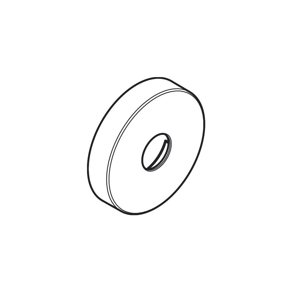 Hansgrohe Rosette für Brausearm D. 80mm, Edelstahl, 98940800... HANSGROHE-98940800 4011097589114 (Abb. 3)