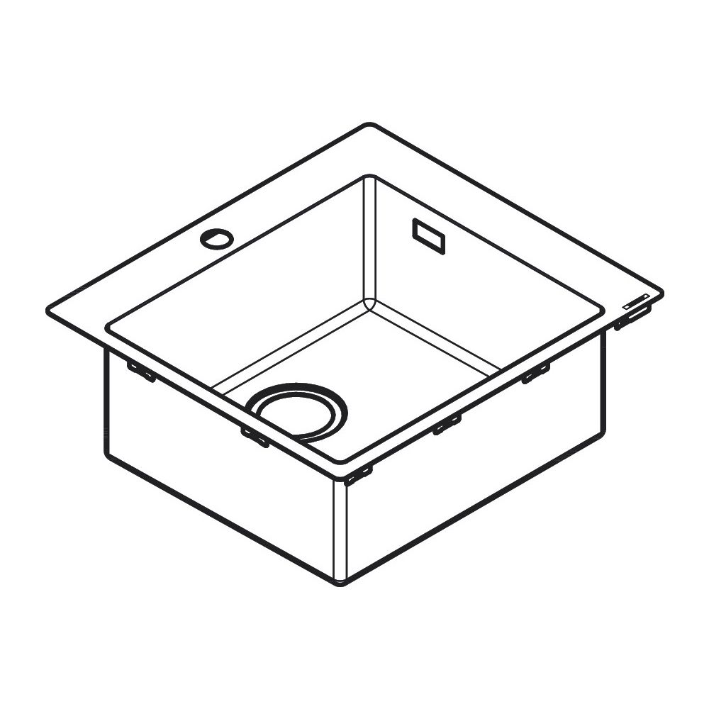Hansgrohe Einbauspüle S71 S711-F450 450, Edelstahl... HANSGROHE-43301800 4059625007082 (Abb. 4)