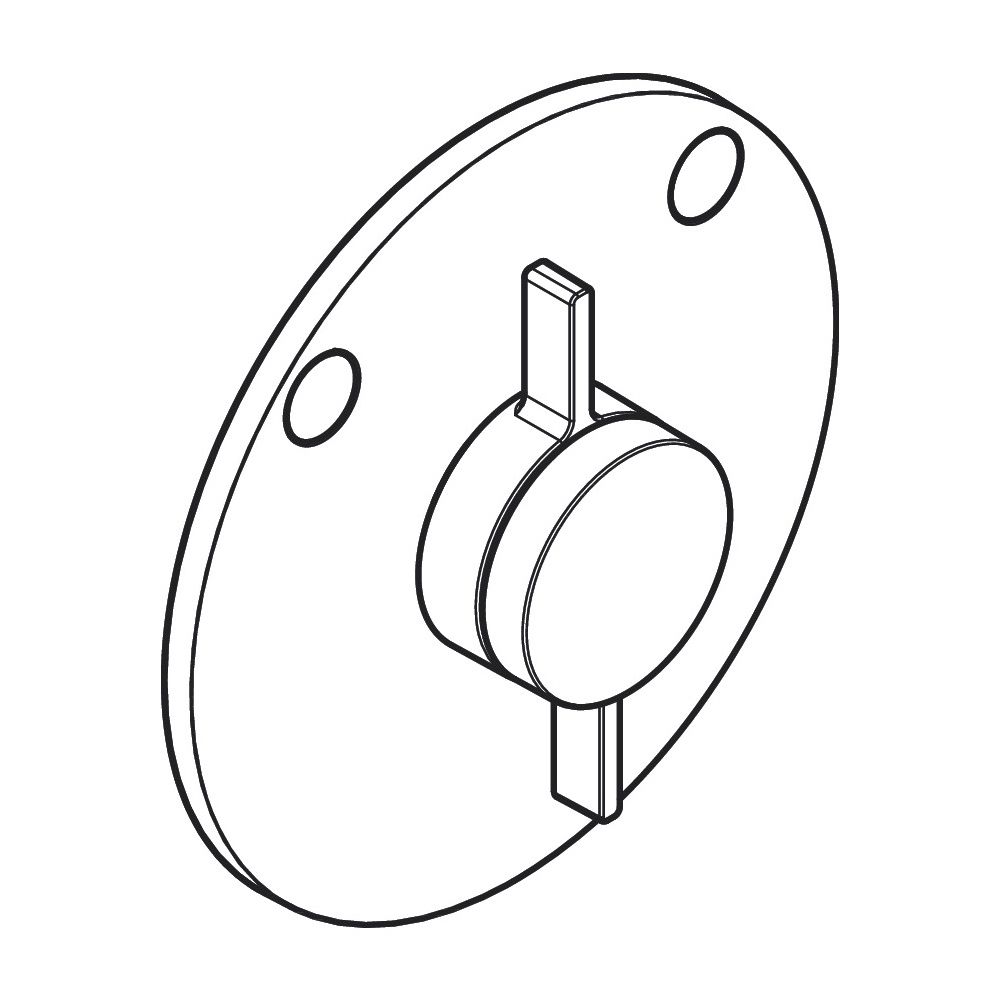 hansgrohe DuoTurn S Mischer Unterputz für 2 Verbraucher, Chrom mit Thermostat... HANSGROHE-75418000 4059625471470 (Abb. 5)