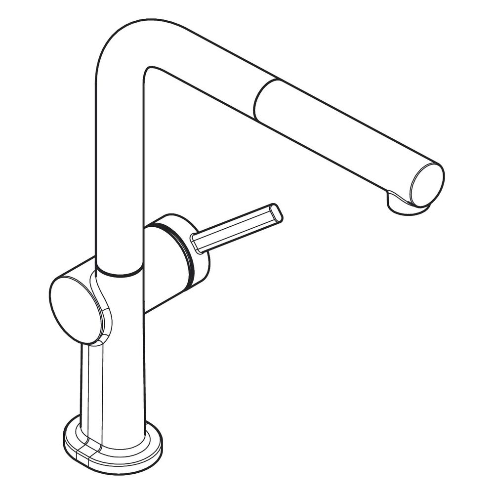 hansgrohe Talis M54, Einhebel-Küchenmischer 270mm 8l/min Chrom, 1jet Ausziehauslauf... HANSGROHE-72808000 4059625255278 (Abb. 5)