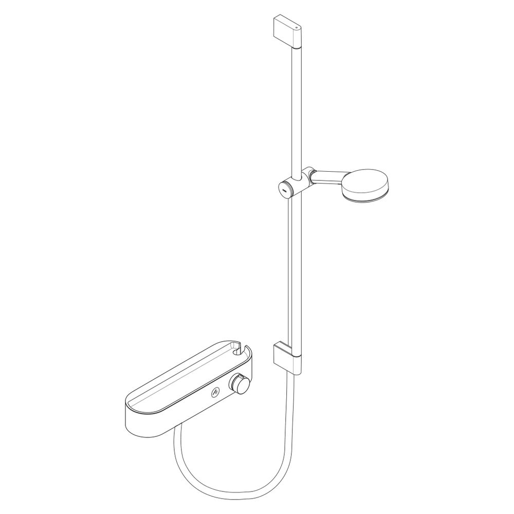 hansgrohe Pulsify Select S Brausesystem 105mm 3jet Relaxation, ShowerTablet 400, Br... HANSGROHE-24270000 4059625368275 (Abb. 5)