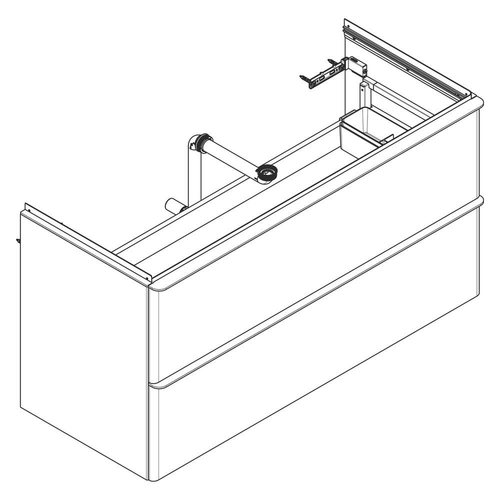 hansgrohe Xelu Q Waschtischunterschrank Nussbaum Dunkel 1180x475mm, Griff Mattschwa... HANSGROHE-54038670 4059625455708 (Abb. 5)