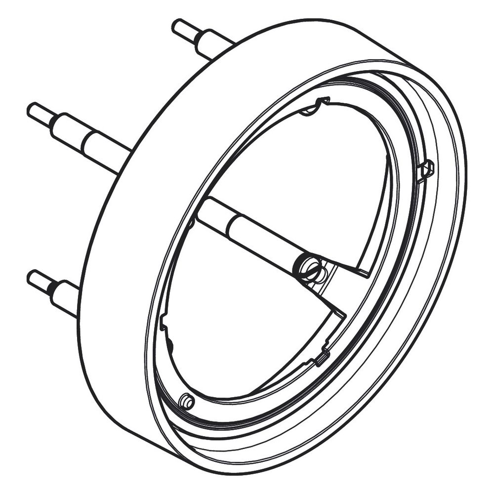 Hansgrohe AXOR ShowerSelect ID Verlängerungsrosette rund 22mm, 170x170mm, Chrom... HANSGROHE-13646000 4059625560280 (Abb. 3)