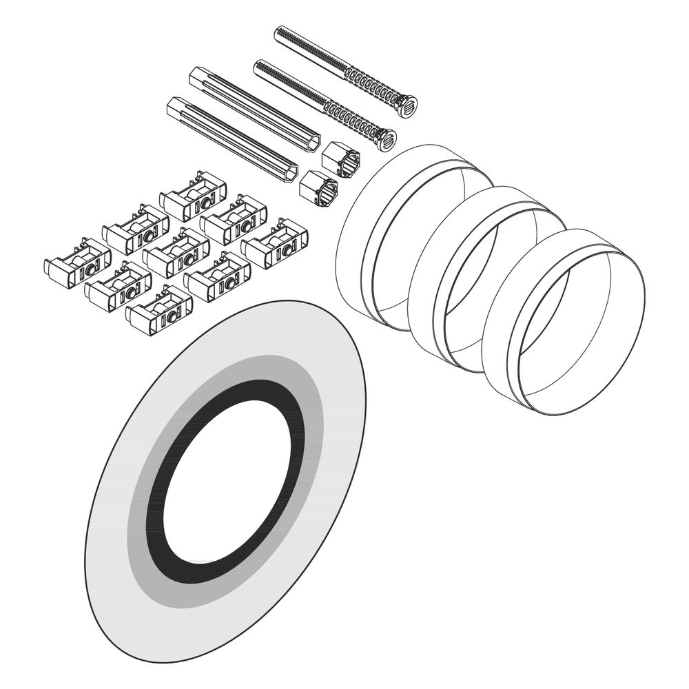hansgrohe Verlängerung Fertigsets iBox universal 2, 25-75mm... HANSGROHE-13632000 4059625464250 (Abb. 2)