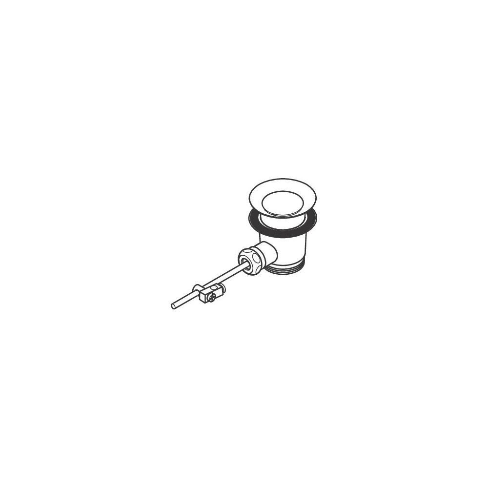 hansgrohe Garnitur mit Zugstange DN 32, Nickel poliert, für Waschtisch- und Bidetmi... HANSGROHE-94139830 4011097550473 (Abb. 3)
