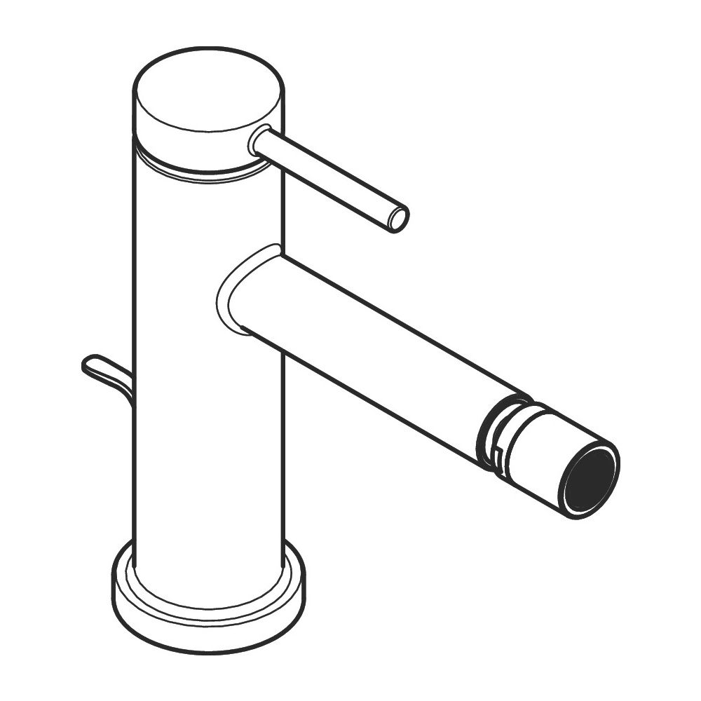 hansgrohe Tecturis S Einhebel-Bidetmischer 5l/min Bronze gebürstet mit Zugstangen-G... HANSGROHE-73201140 4059625474457 (Abb. 5)