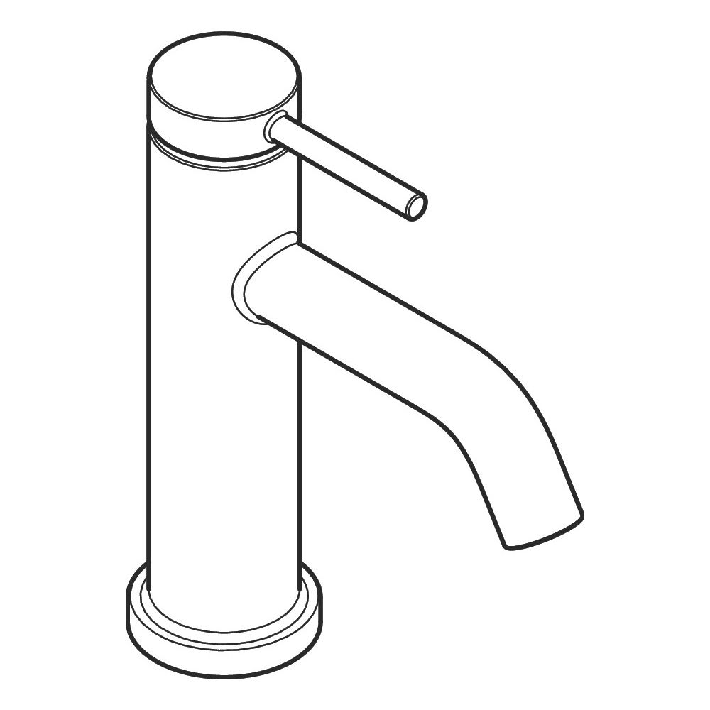 hansgrohe Tecturis S Standventil 80 EcoSmart plus 4l/min Chrom mit Hebelgriff für K... HANSGROHE-73313000 4059625470954 (Abb. 4)
