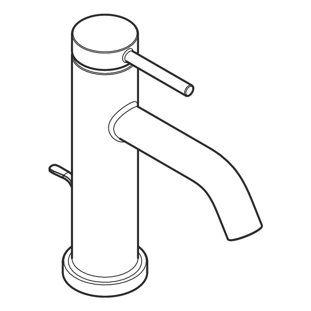 hansgrohe Tecturis S Einhebel-Waschtischmischer 80mm 5l/min CoolStart Chrom mit Zug... HANSGROHE-73305000 4059625507056 (Abb. 4)