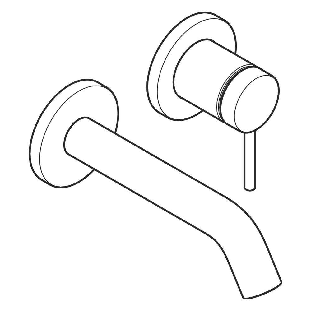hansgrohe Tecturis S Einhebel-Waschtischmischer Unterputz 4l/min Chrom für Wandmont... HANSGROHE-73350000 4059625470817 (Abb. 5)