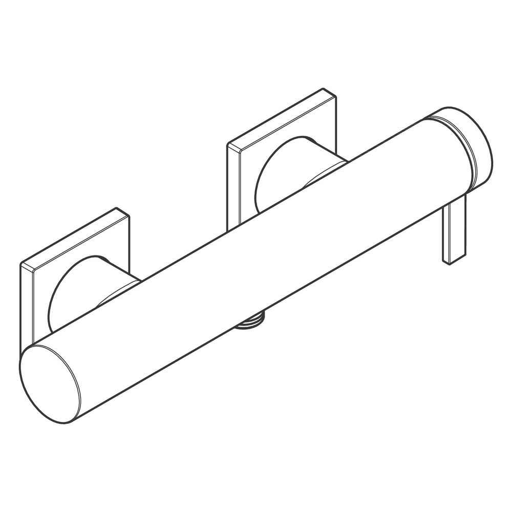 Hansgrohe Tecturis E Einhebel-Brausemischer Aufputz, 14,9l/min, Brushed Black Chrom... HANSGROHE-73620340 4059625811306 (Abb. 4)
