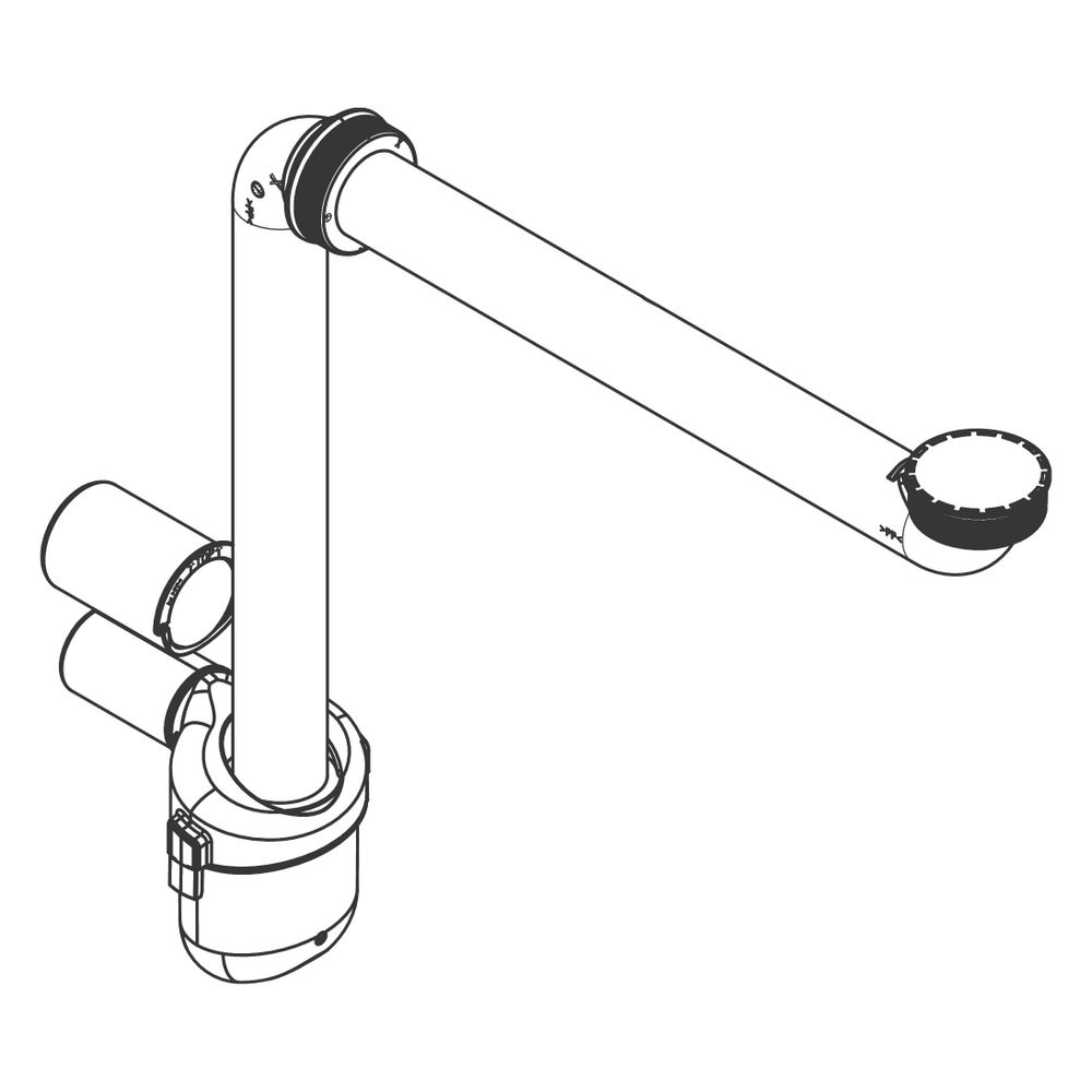 hansgrohe Raumsparsiphon für Waschtisch, 50mm... HANSGROHE-54235000 4059625459485 (Abb. 3)