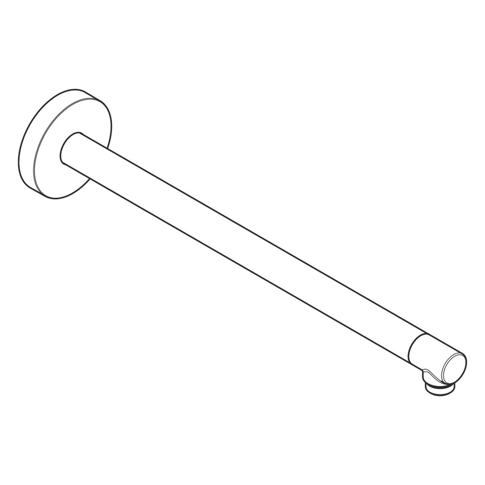 Hansgrohe Brausearm S, 390mm, Aufputzmontage, G 1/2", Chrom... HANSGROHE-24357000 4059625459331 (Abb. 3)