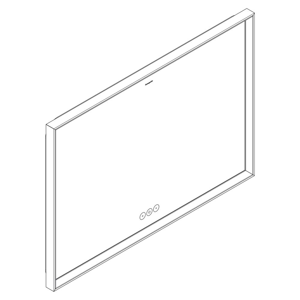 hansgrohe Xarita E Spiegel mit LED-Beleuchtung 1000x700x50mm kapazitiver Berührungs... HANSGROHE-54986700 4059625463826 (Abb. 3)