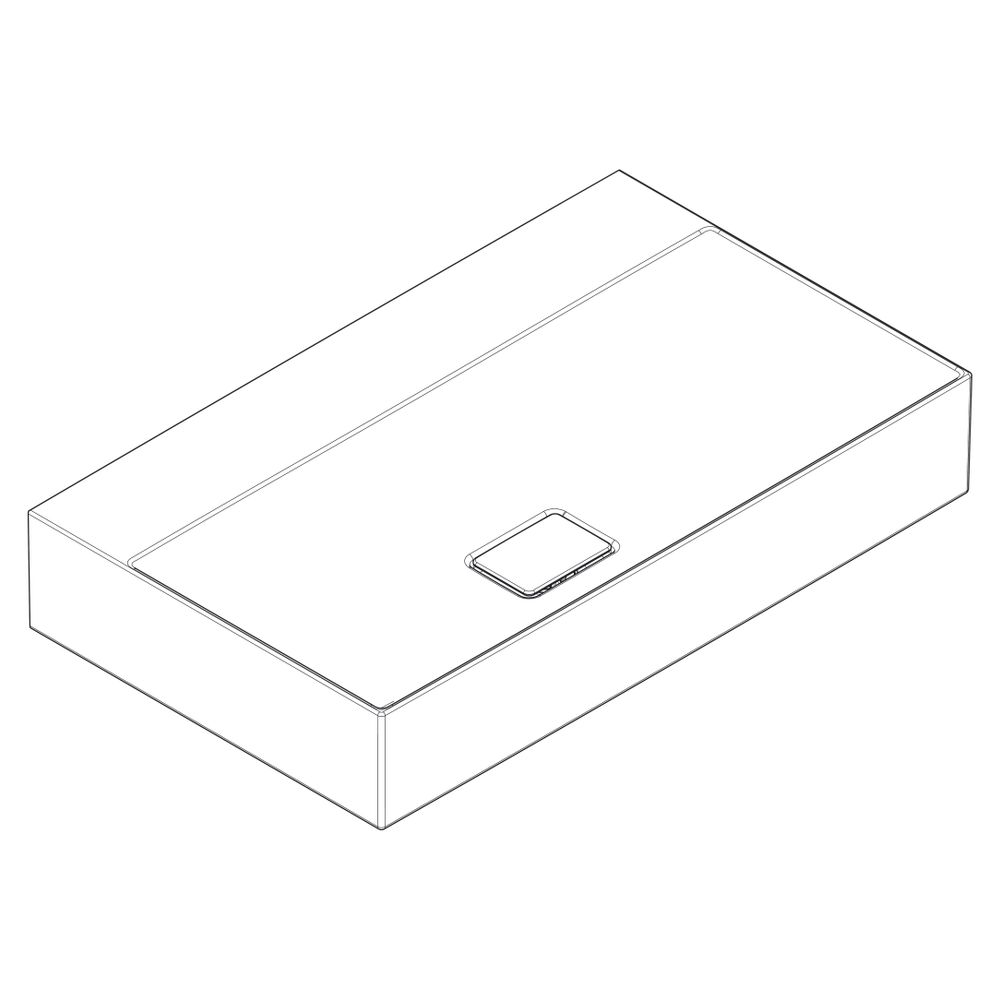 Hansgrohe Xevolos E Aufsatzwaschtisch geschliffen 800x480mm, ohne Hahnloch, Überlau... HANSGROHE-61099450 4059625420805 (Abb. 4)