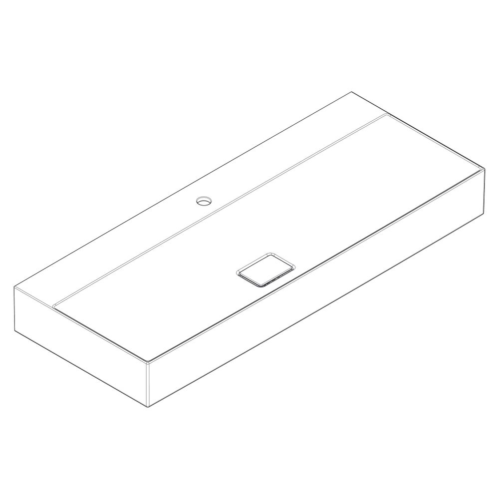 Hansgrohe Xevolos E Waschtisch 1200x480mm, mit Hahnloch ohne Überlauf, SmartClean, ... HANSGROHE-61112450 4059625421079 (Abb. 3)