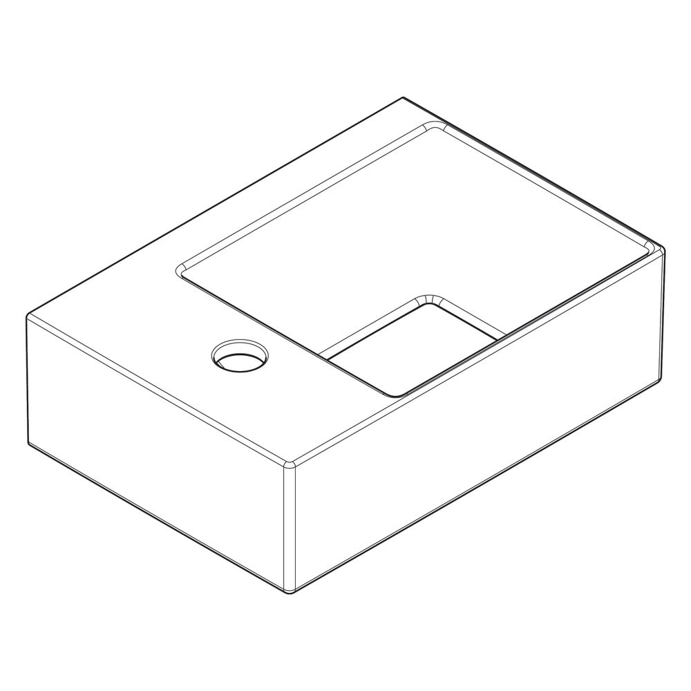 hansgrohe Xevolos E Handwaschbecken 360x250mm mit Hahnloch links ohne Überlauf, Sma... HANSGROHE-61087450 4059625420928 (Abb. 4)