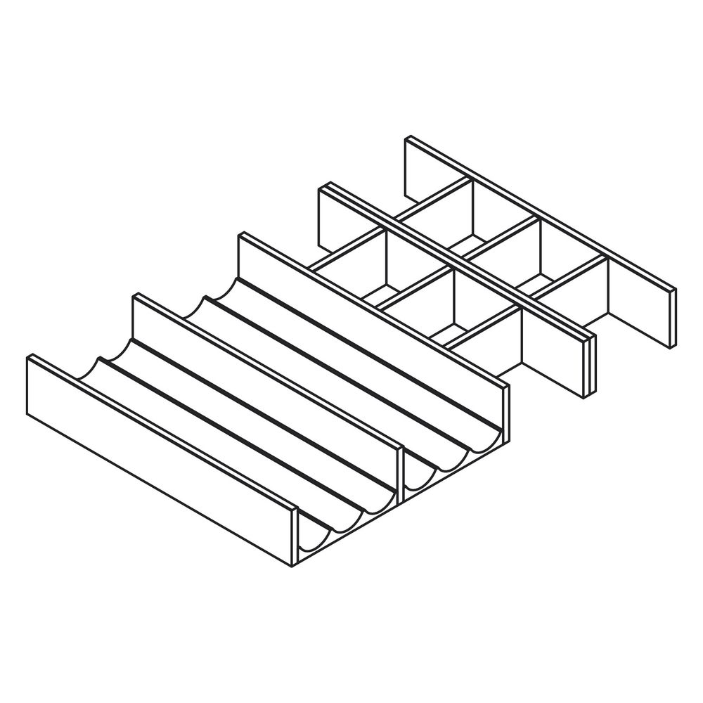 hansgrohe IntraStoris Schubkasteninneneinteilung Set 340, Waschtischunterschrank Ei... HANSGROHE-54153230 4059625483756 (Abb. 4)